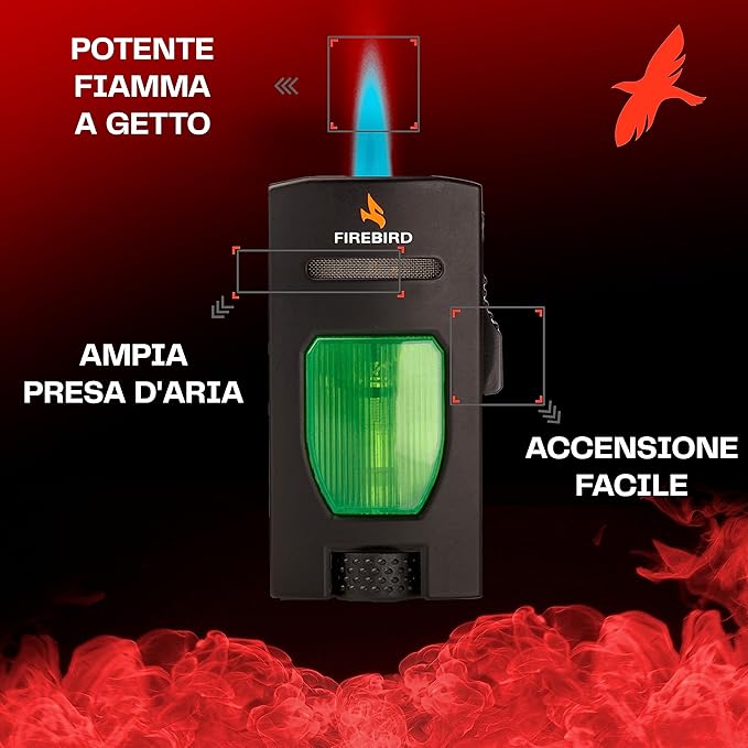 Firebird Rogue winddichter Jet-Feuerzeug-Feuerzeug