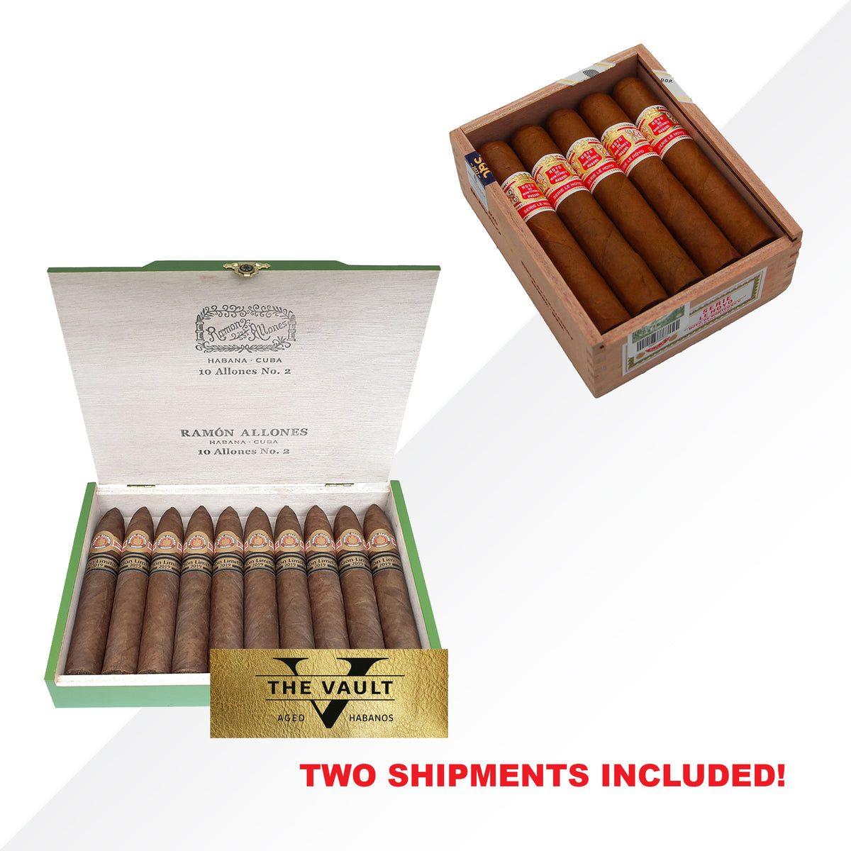 Ramon Allones No.2 THE VAULT + Hoyo de Rio Seco 10 Stück