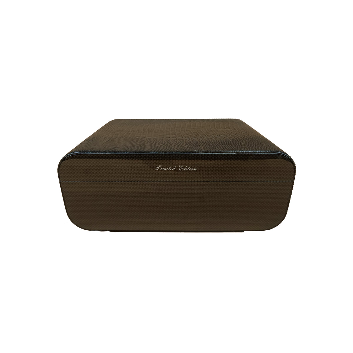 Humidor aus Carbonfaser und Leder