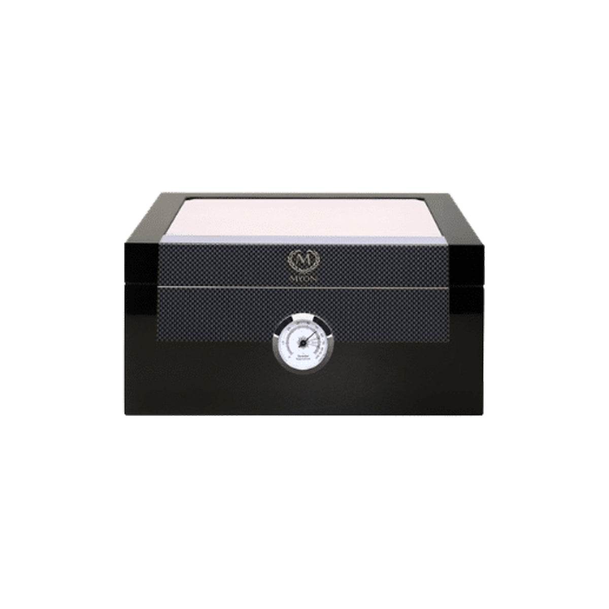 Humidor, mittelgroß, mit Glasdeckel